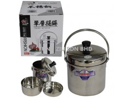 14CM DOUBLE LAYERS TI POT WITH HANDLE